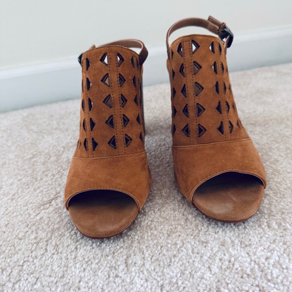 Women’s Slingback Peep-toe Slides, 6.5